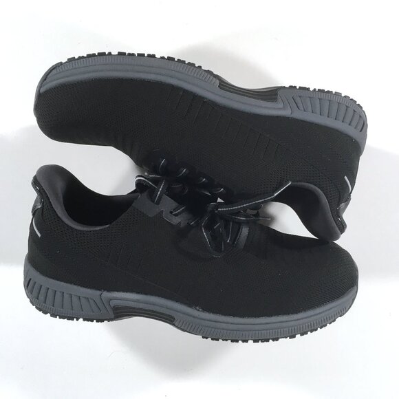 Orthofeet Yari Hands Free Orthotic Sneakers Mens Size 8.5 6E XX-Wide Black 20011 main image 4